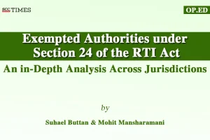 Exempted Authorities under RTI Act