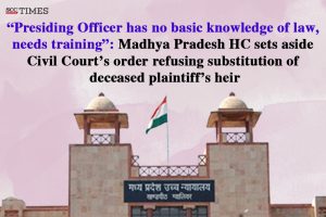 Presiding Officer has no knowledge of law