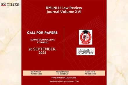 RMLNLU Law Review Volume XVI
