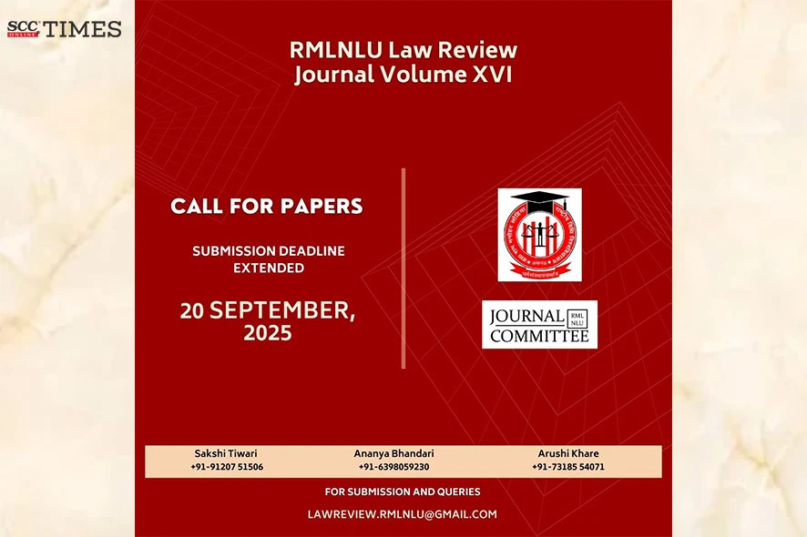 RMLNLU Law Review Volume XVI