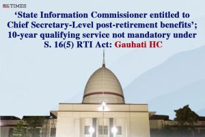 State Information Commissioner post-retirement benefits