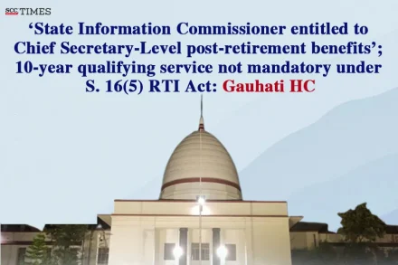 State Information Commissioner post-retirement benefits