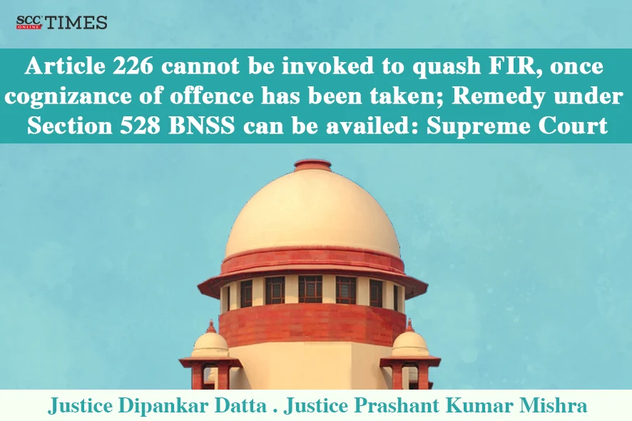 Using Article 226 to Quash FIR