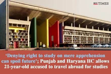 accused’s right to travel abroad for studies