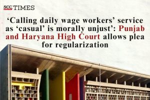 daily wage workers' service as casual