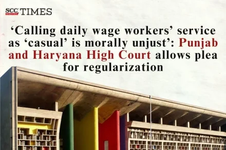 daily wage workers' service as casual