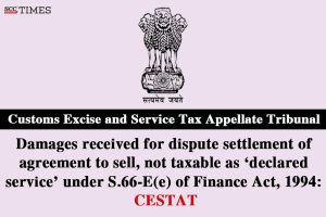 damages for dispute settlement not declared service
