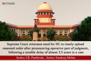 delay in uploading reasoned judgment