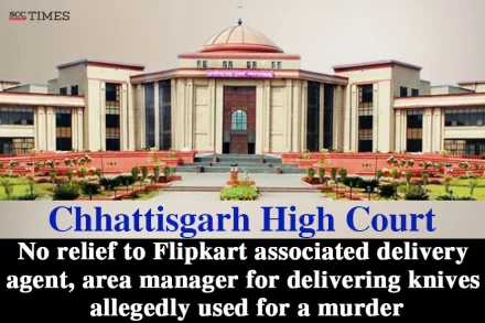 delivering knives used for murder