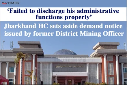 demand notice by District Mining Officer