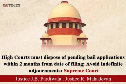 disposal of bail applications