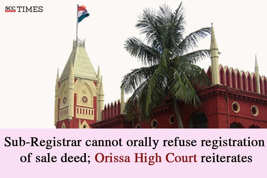 oral refusal to register sale deed