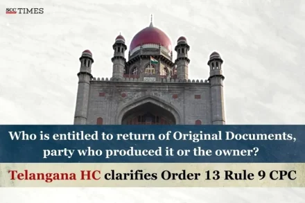 return of original documents