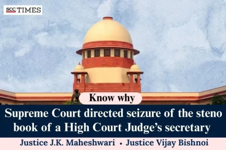 seizure of steno book