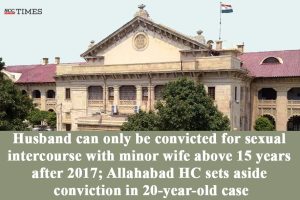 Conviction for sexual intercourse with minor wife