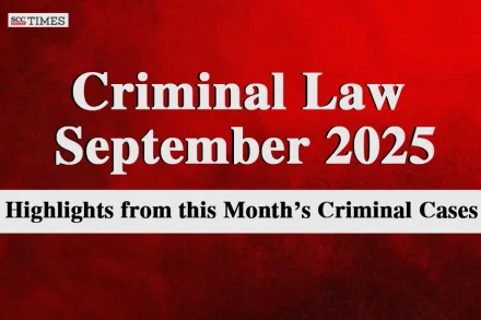 Criminal Law September 2025