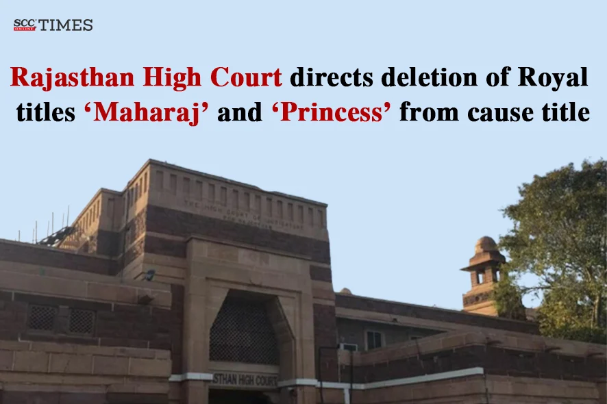 Deletion of Maharaj