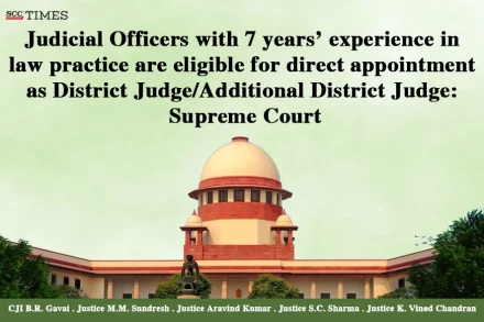 District Judge appointment