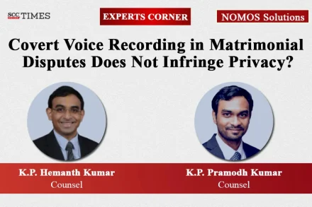 Covert voice Recording Matrimonial disputes