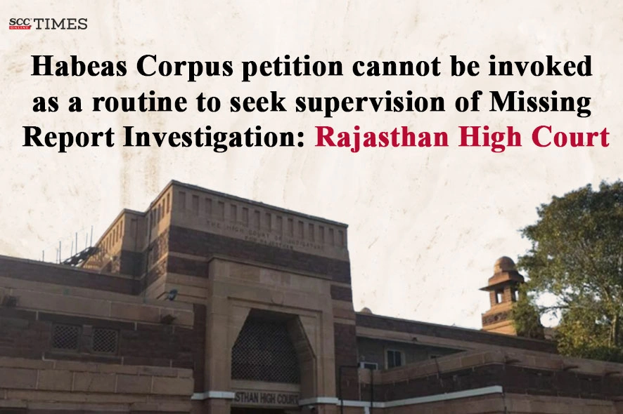 Habeas Corpus in Missing Person Investigation