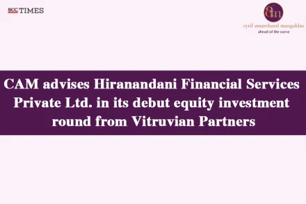 Hiranandani Financial Vitruvian equity investment