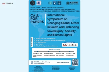 International Symposium on Changing Global Order in South Asia