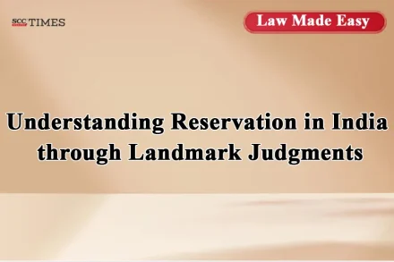 Judgments on Reservation Policies in India