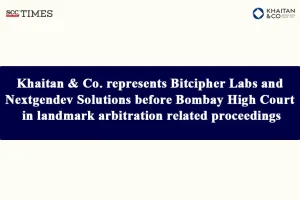 Khaitan & Co arbitration Bombay High Court