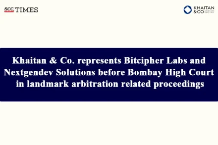 Khaitan & Co arbitration Bombay High Court