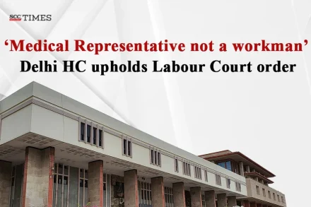 Medical representative not workman