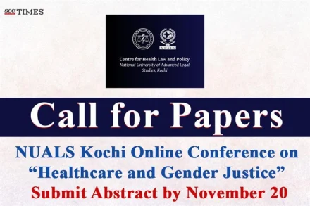 NUALS Kochi Call for Papers Healthcare and Gender Justice