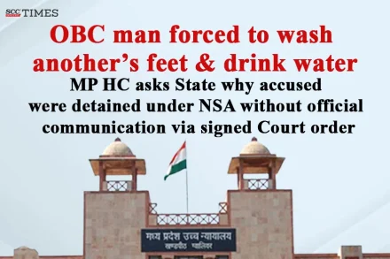 OBC man forced to wash another’s feet & drink water