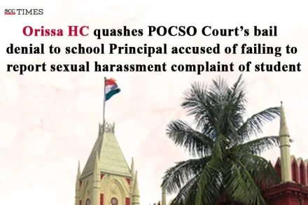 POCSO bail denial to Principal