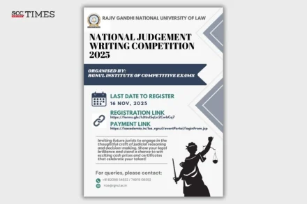 RGNUL National Judgement Writing Competition 2025