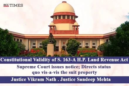 S. 163-A H.P. Land Revenue Act