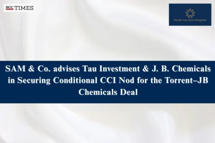 SAM & Co. advises Tau Investment & J. B. Chemicals