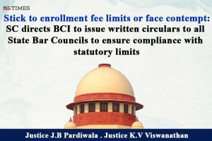 Supreme Court enrollment fee limit