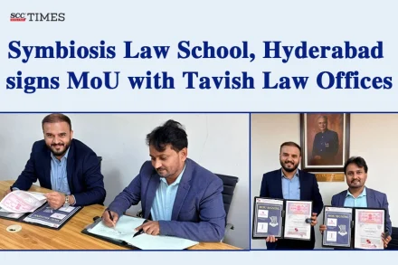 Symbiosis Law School MoU with Tavish Law Offices