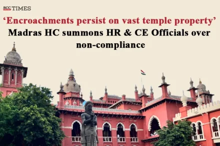 Temple land encroachments action