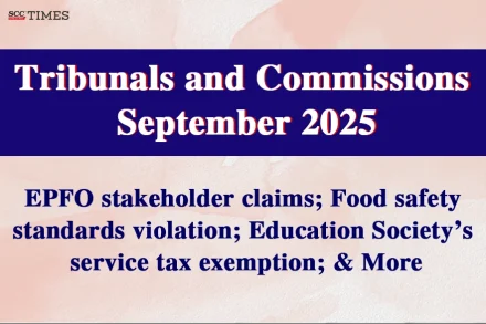 Tribunals and Commissions September 2025