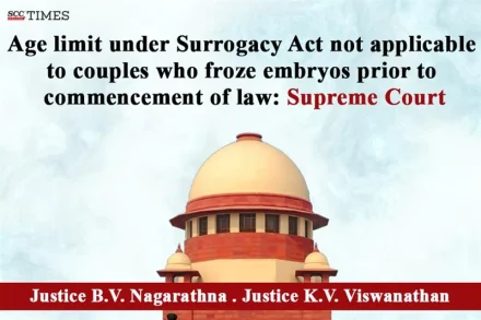 age limit under Surrogacy Act