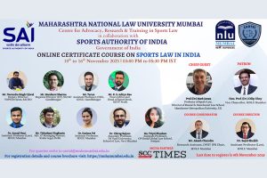 Online Certificate Course on Sports Law in India