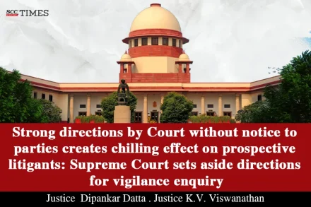 directions by Court without notice to parties