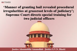 judicial officers to undergo special training