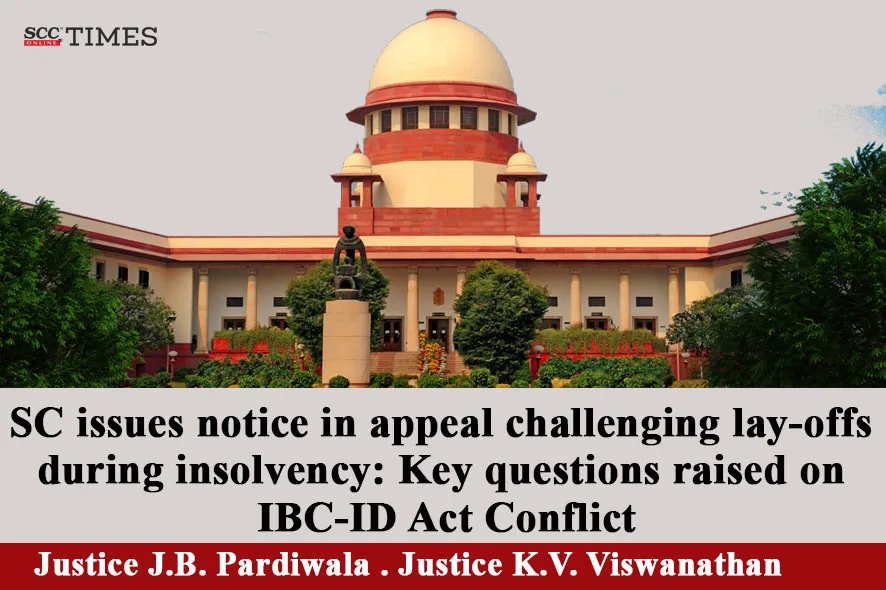 lay-offs during insolvency