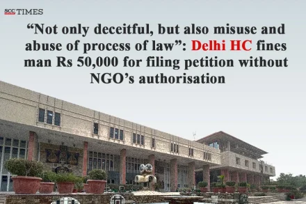 man filed petition in NGO's name unauthorized