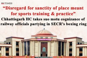 railway officials partying in boxing ring