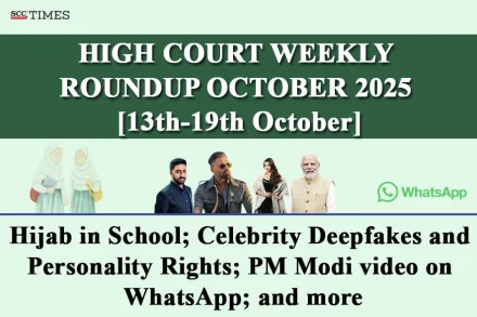 High Court Weekly Roundup