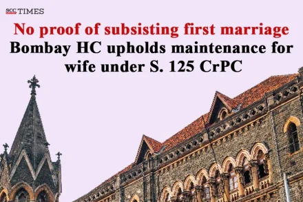 subsisting first marriage maintenance claim