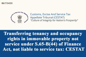 transferring tenancy rights not liable to service tax